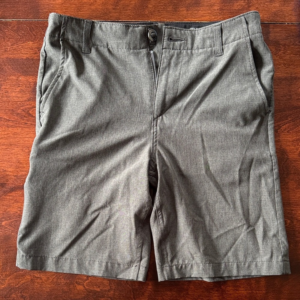 Volcom Youth Boy’s Charcoal Flat Front Amphibious Shorts